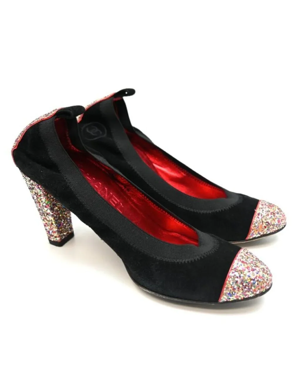Chanel Pumps Heel Black